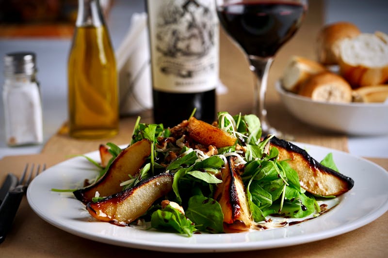 Garden salad with seasonal vegetables